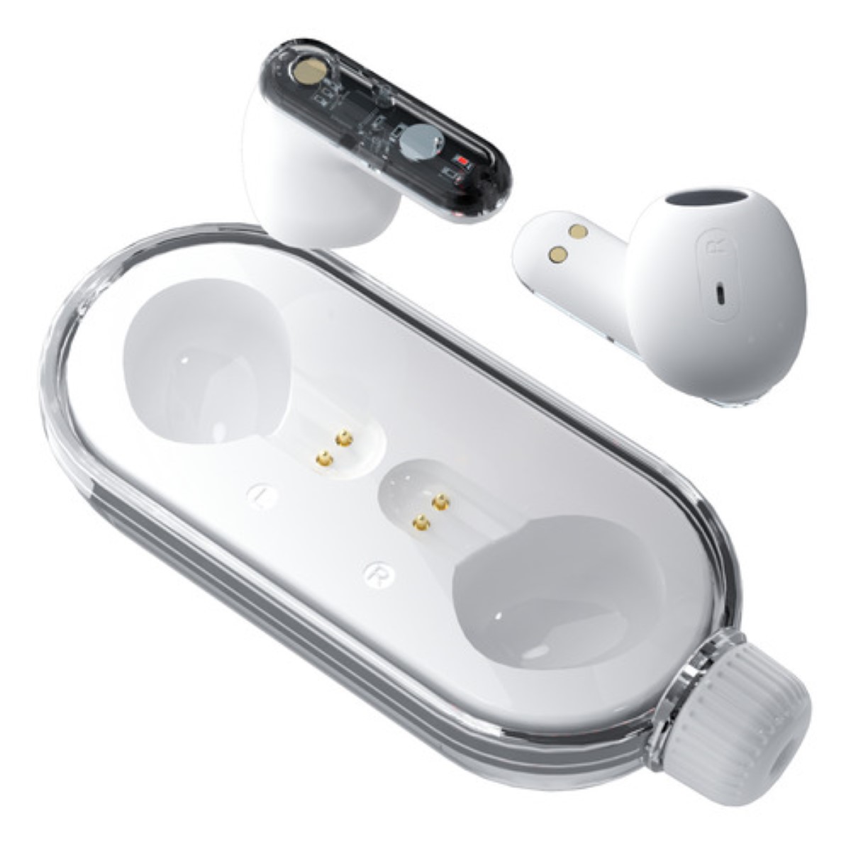 Manos Libres Inalambricos 5.3 Auriculares Bluetooth blanco