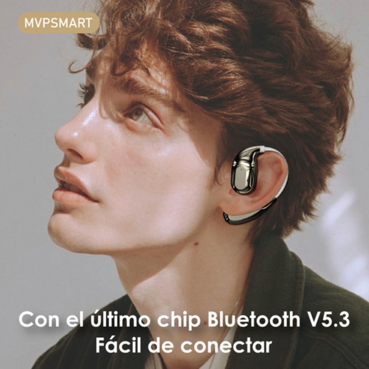 Audífonos Manos Libres Open-ear Bluetooth Moda dorado