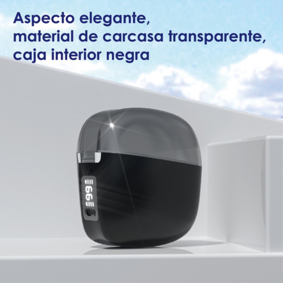 Audífonos Open-ear Bluetooth Con Micrófono Negro 
