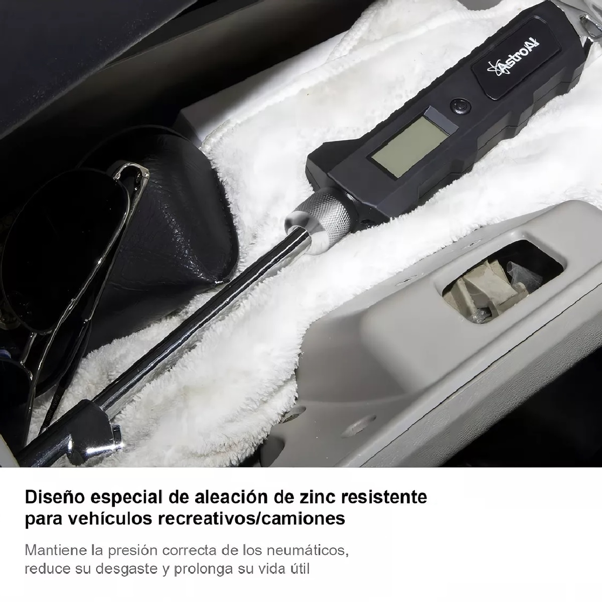 Medidor de Presión para Llantas Manómetro Digital de Presión