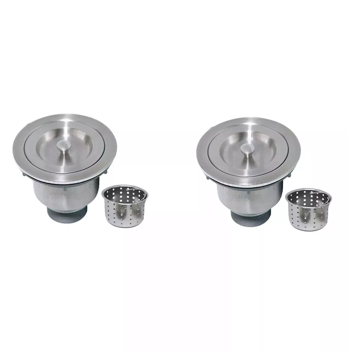 Kit Desagüe Para Tarja De Cocina - 2 Contracanasta Con Colador 3-1/2 Sifón Céspol 
