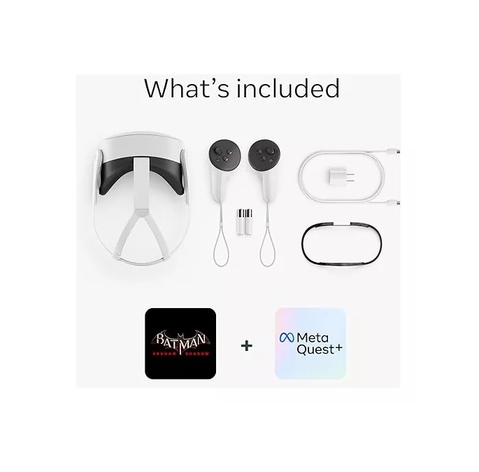 Meta Quest 3S 128 Gb Con Juego Batman Arkham Shadow Color Blanco