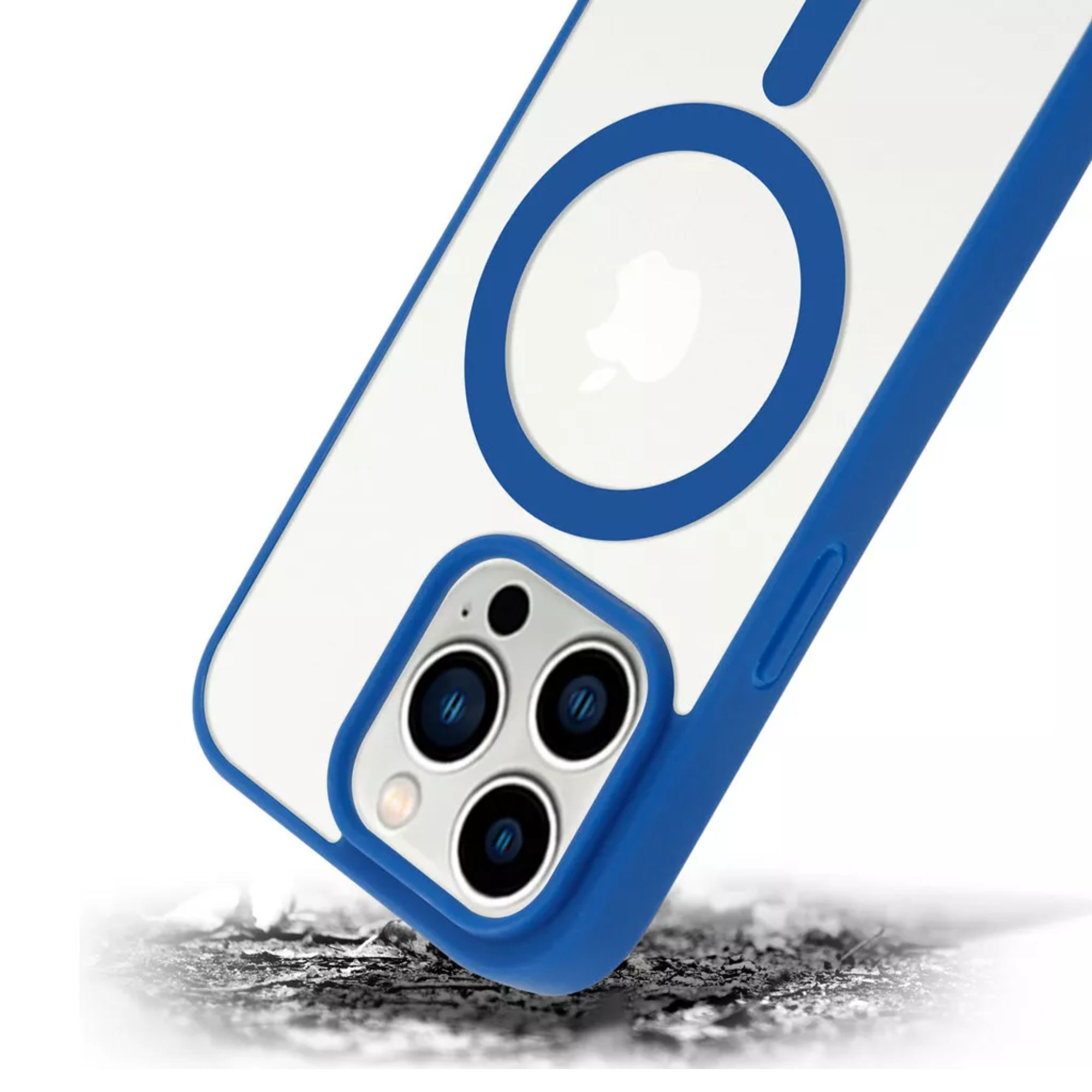 Funda Para iPhone Magsafe Uso Rudo + Cargador   Iphone 16 plus Azul 