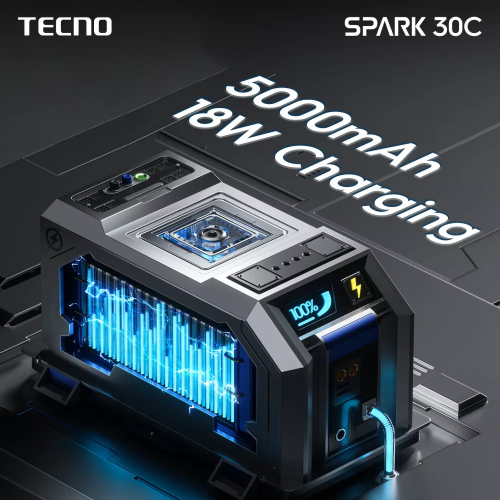 Celular Tecno Spark 30C 256gb/8gb RAM Orbit White + Redmi buds 4 active Blanco
