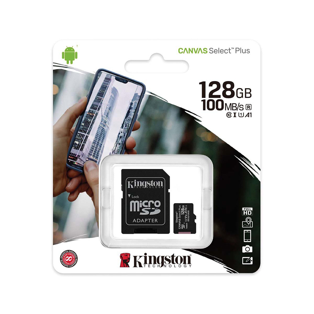 Memoria Flash Kingston Canvas Select Plus, SDCS2-128GB