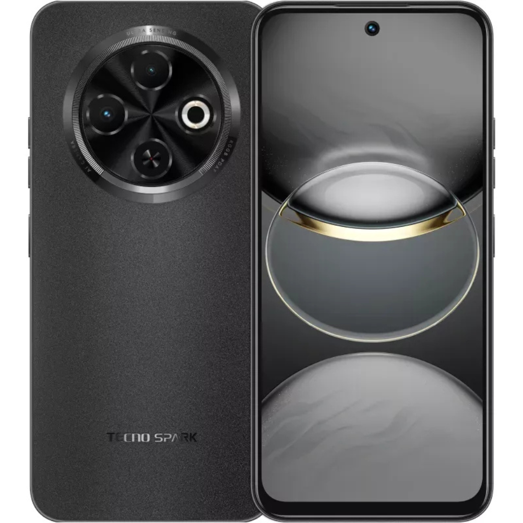 Celular Tecno Spark 30C Dual Sim 256gb/8Gb Ram Negro +Audífonos  G-tide L21 + Smartwatch Filwans GTS Mini
