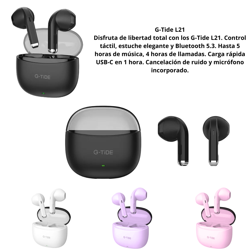 Celular Tecno Spark 30C Dual Sim 256gb/8Gb Ram Negro +Audífonos  G-tide L21 + Smartwatch Filwans GTS Mini