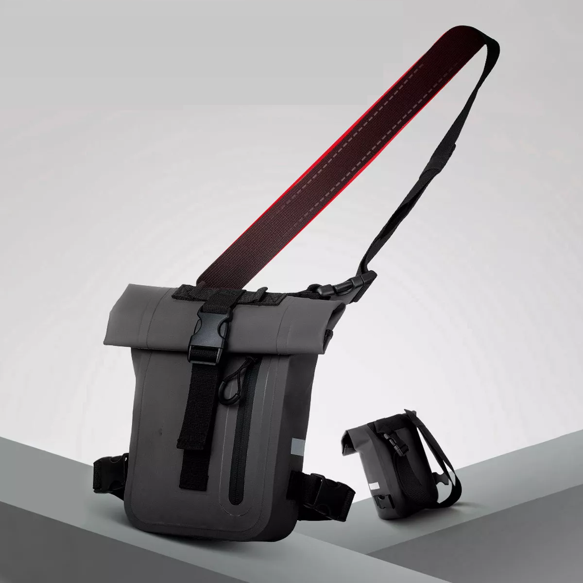Bolsa Para Pierna Motocicleta Reflejante Mochila Impermeable