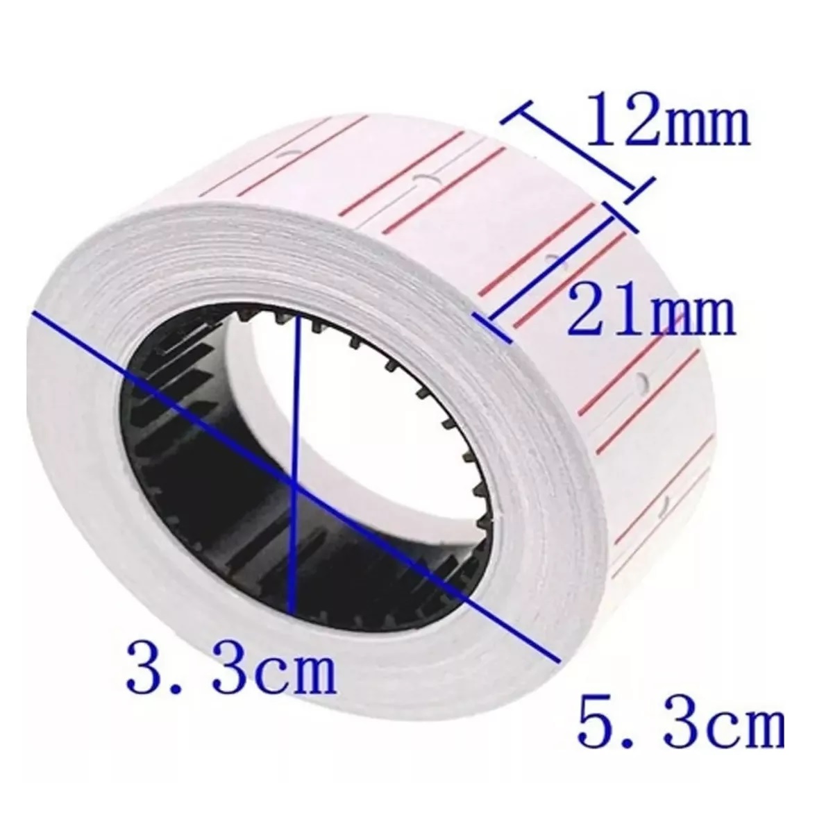 Rollo Etiquetas Para Etiquetadora Manual Pistola De Precios 10 Pcs