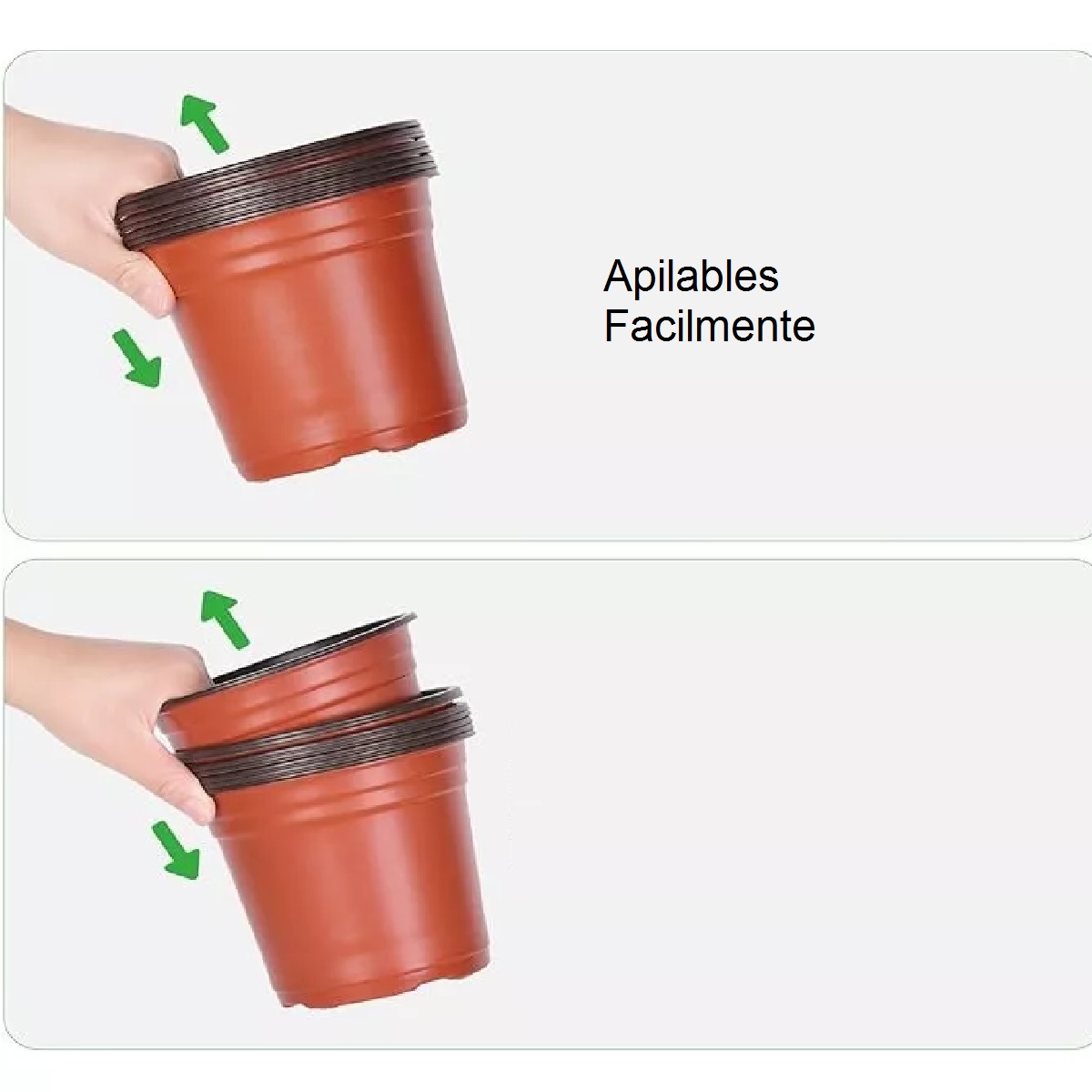 Maceta Blanda De 3 Pulgadas Maceta Fácil De Plántulas 100pcs