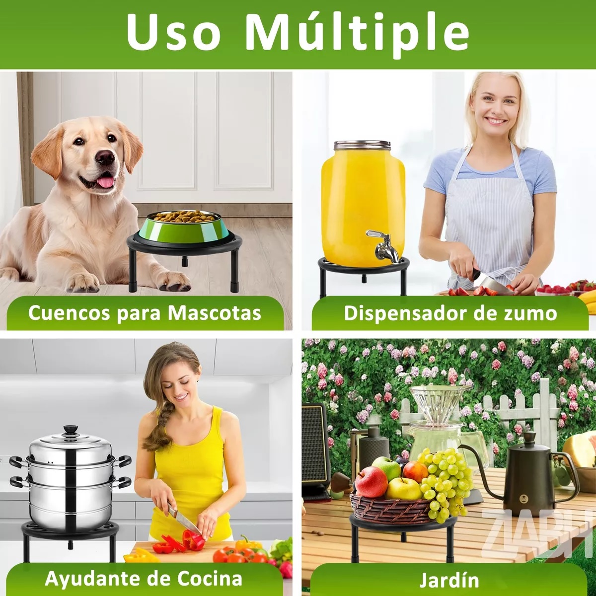5pz Bases Para Maceteros De Herrería Plantas Porta Macetas