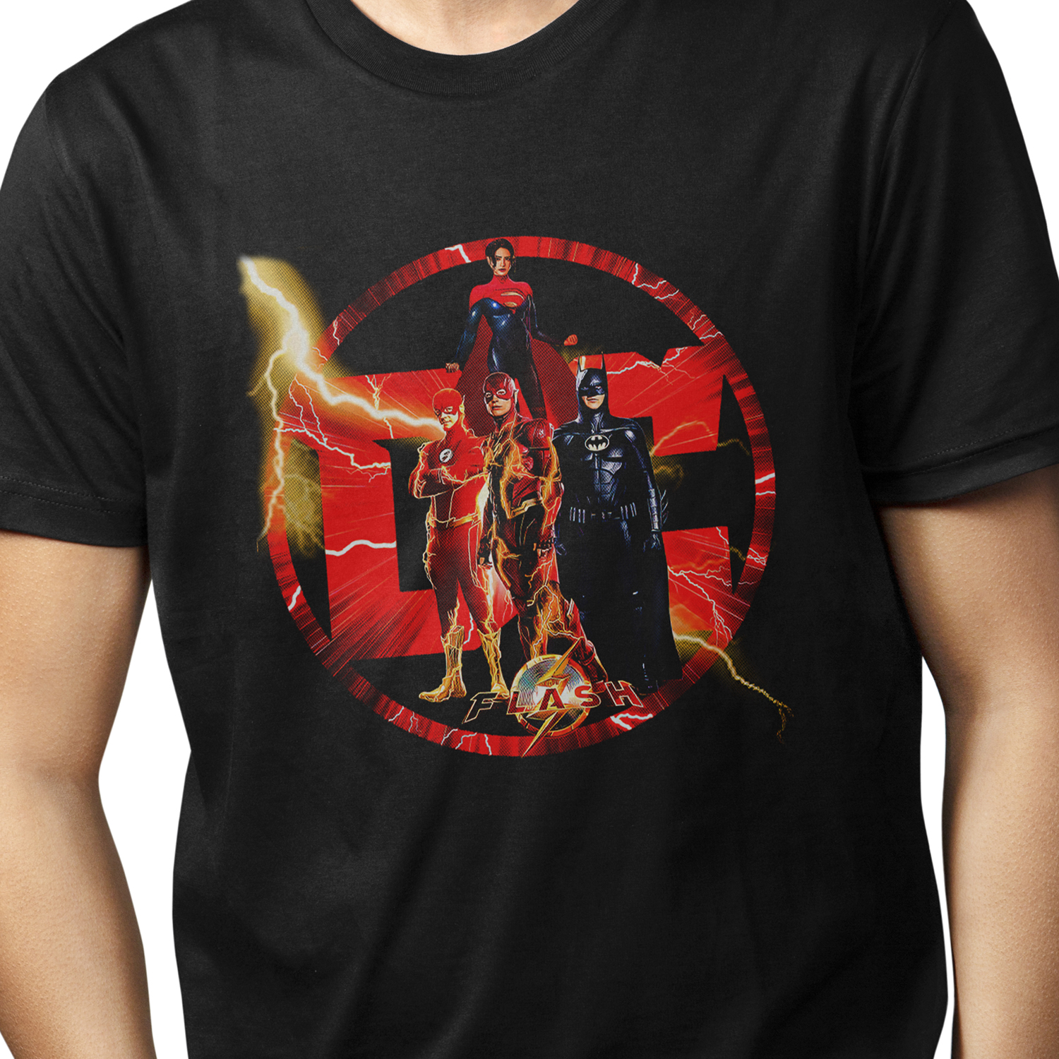Playera para hombre The Flash y Superhéroes DC XOLO