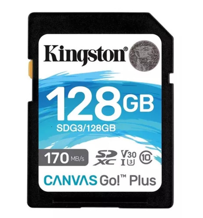 Tarjeta de memoria SD Canvas Go! Plus, SDG3-128GB  