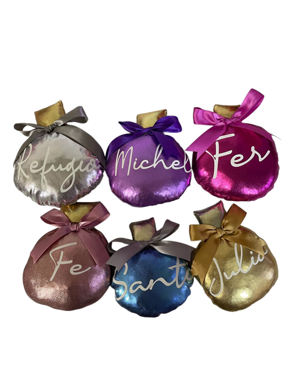 Esferas  colgantes Personalizadas Frases Arbolito Navidad 