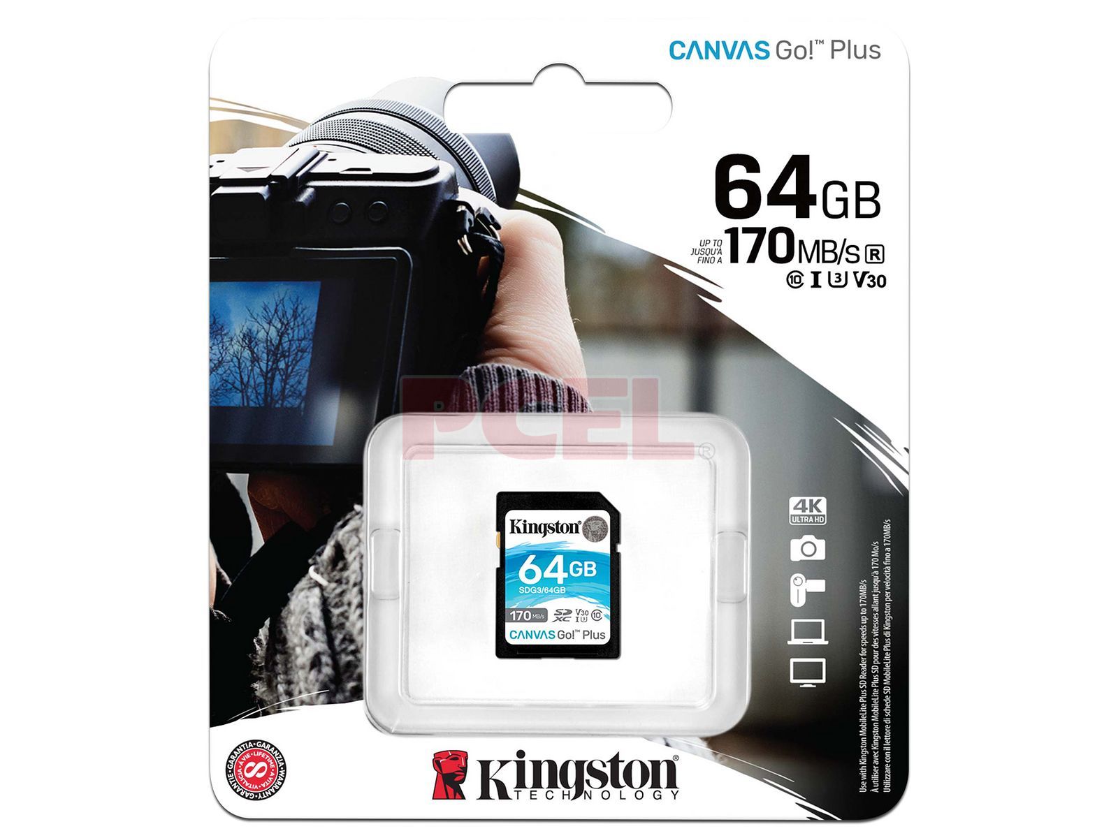 Memoria Kingston Canvas Go! Plus, SDG3-64GB 
