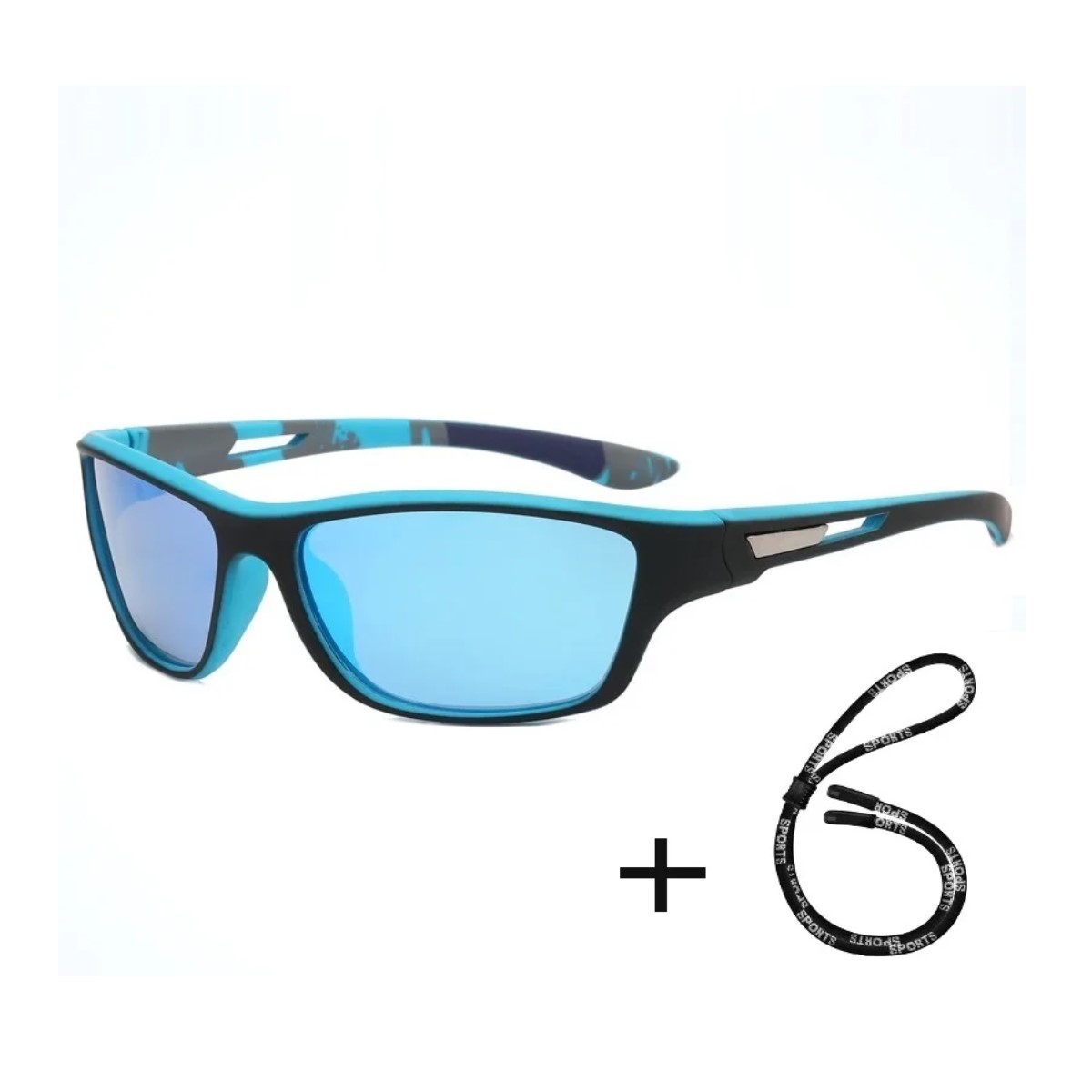 Gafas ciclismo azul moto deportes auto carreras playa lentes deportivas cross filtro UV sol moda