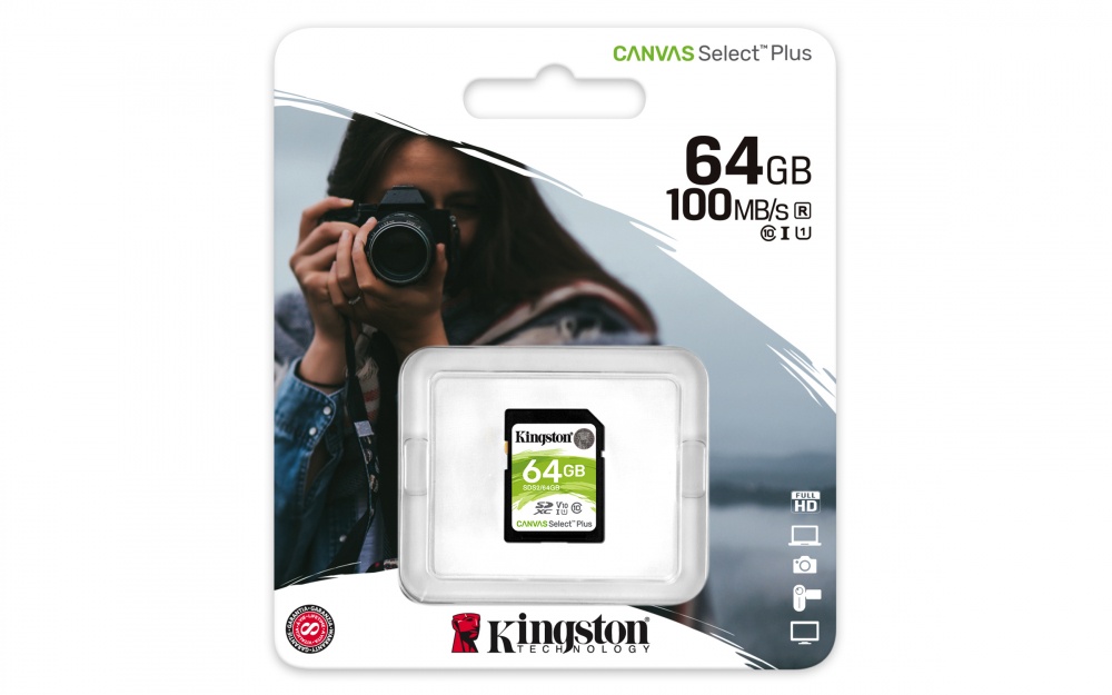 Memoria Flash Kingston Canvas Select Plus, SDS2-64GB