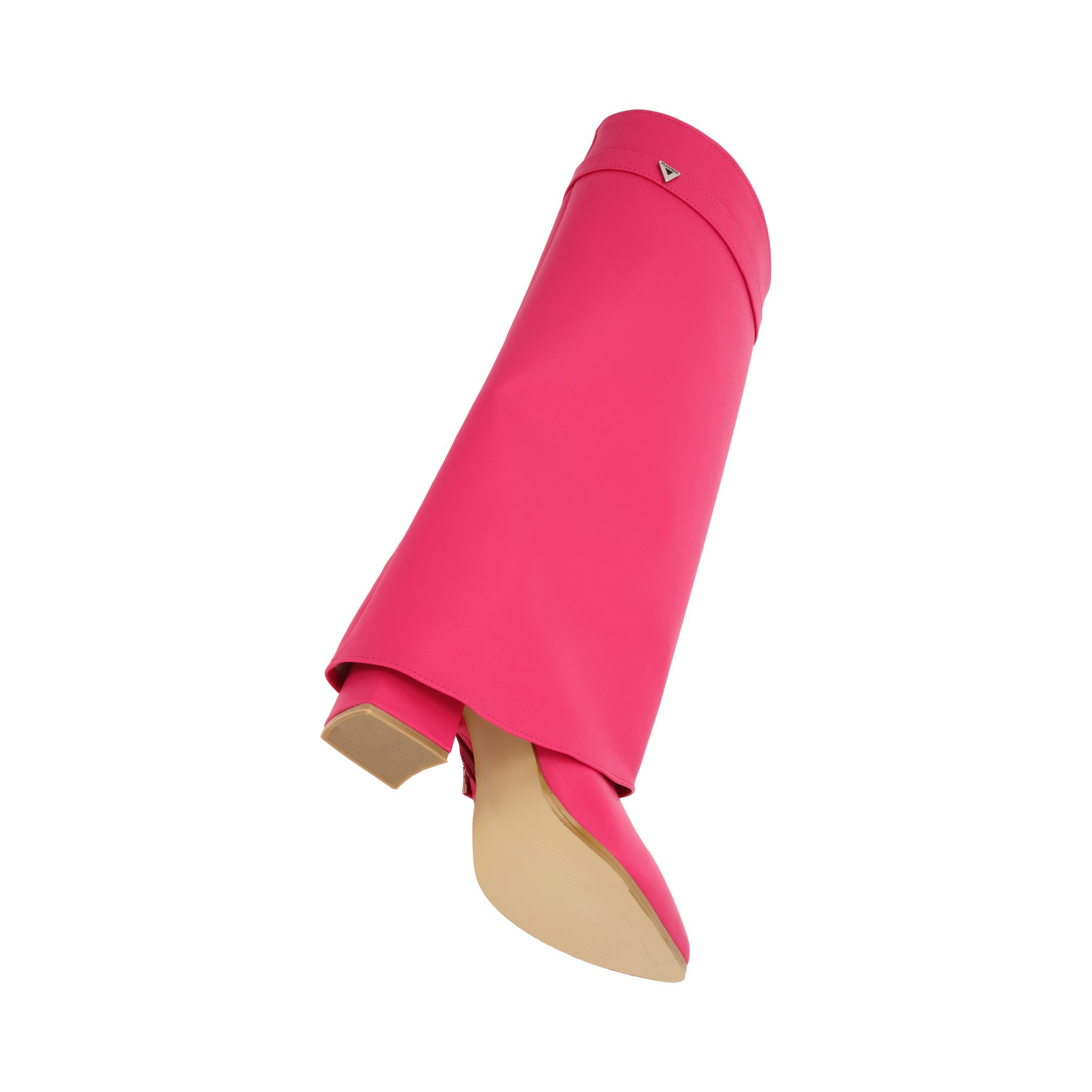 Platonia | Bota Puntal De Tacón Larga Maxi Francia Platonia | Cabra Piel Sintético | Bota Maxi Con Capucha Trendy Para Mujer | Cierre Lateral Reforzado
