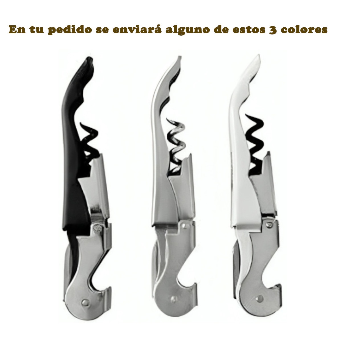 Sacacorchos 2 pasos HUDSON multifunción 2 en 1