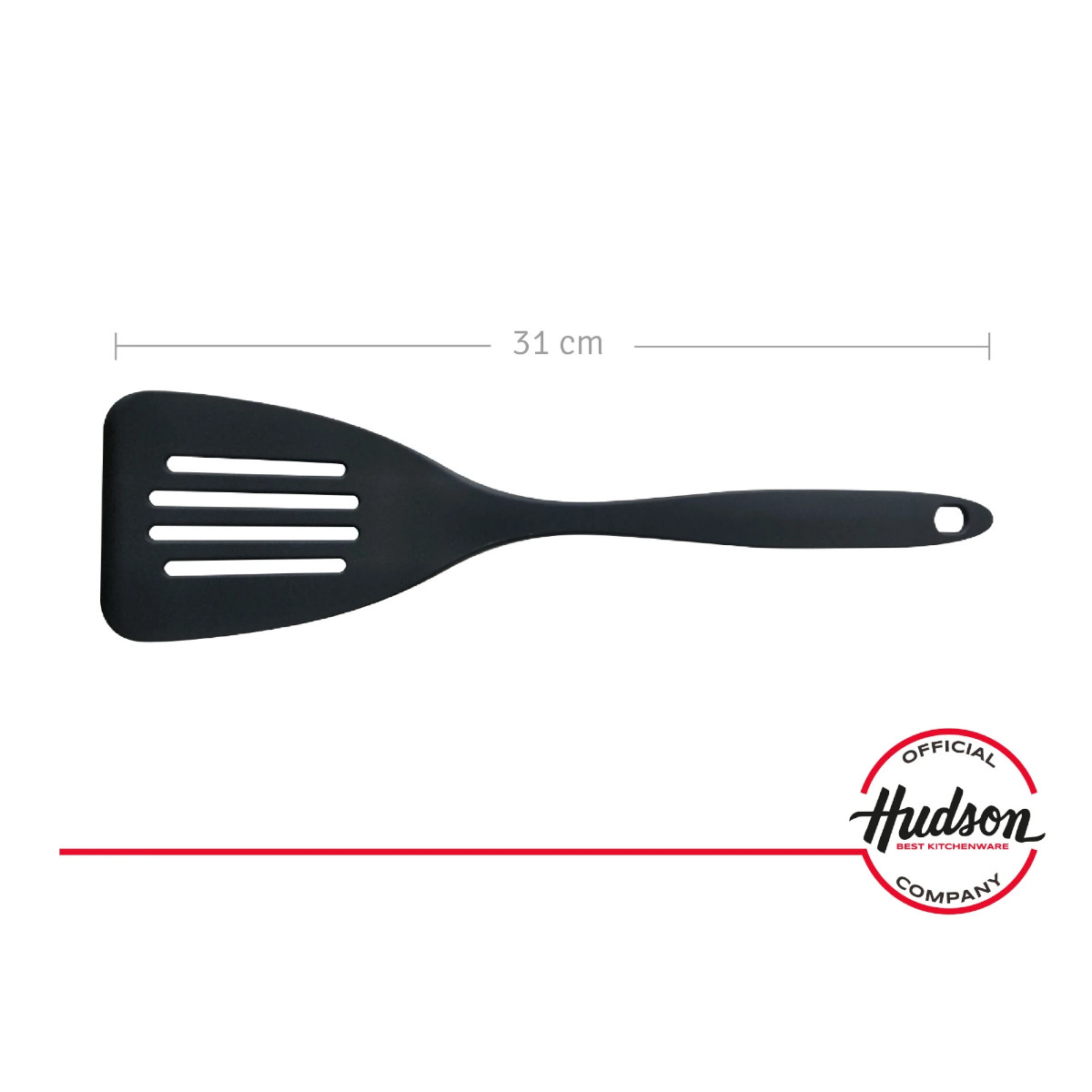 Utensilios 6 piezas HUDSON nylon cucharas y espátula 30cm