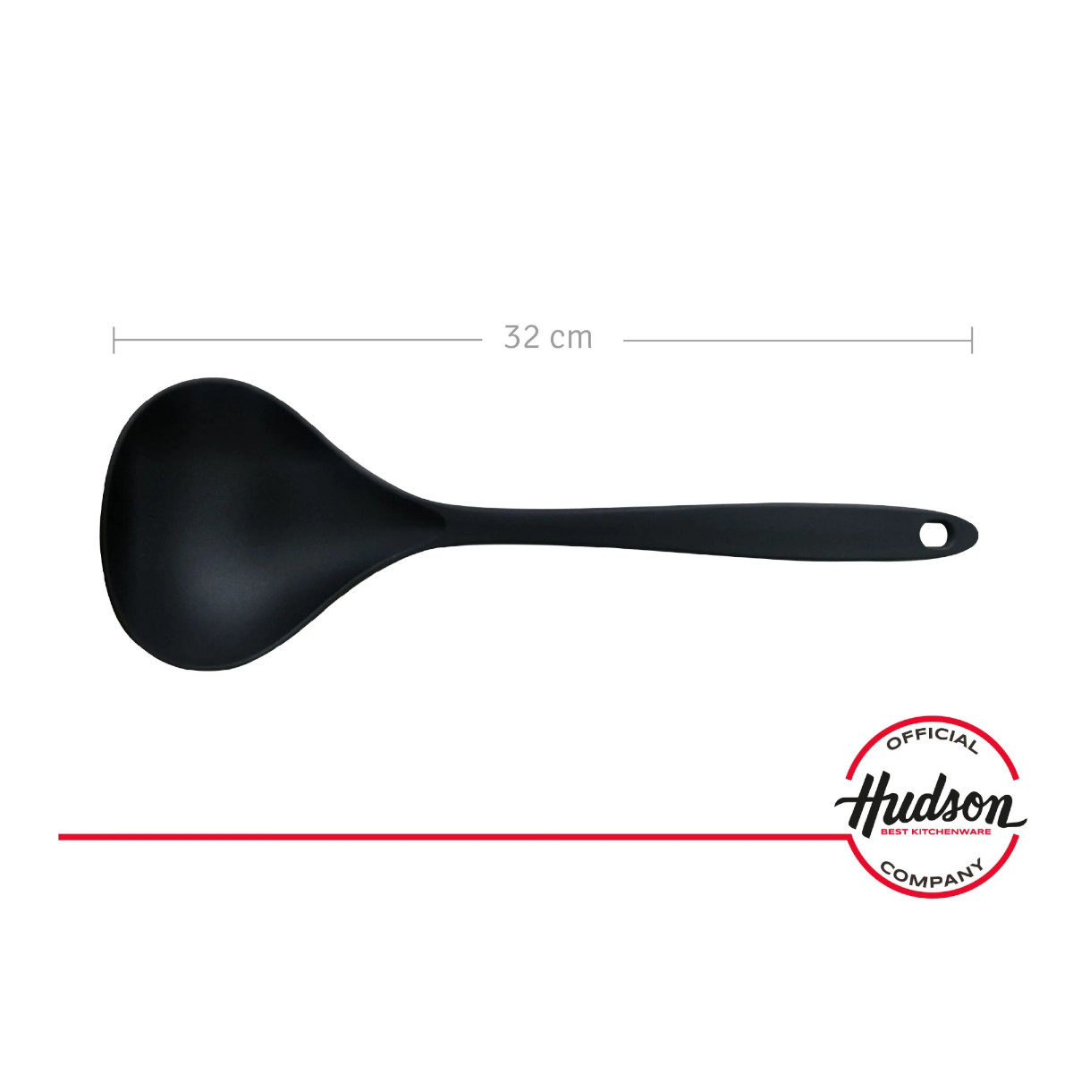 Utensilios 6 piezas HUDSON nylon cucharas y espátula 30cm