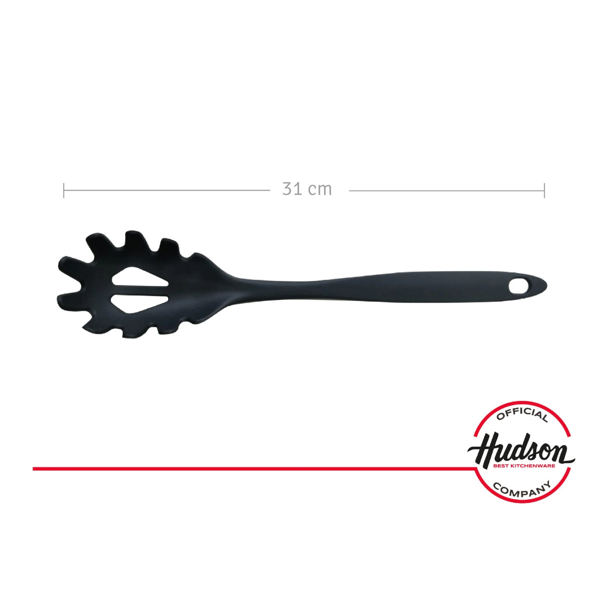 Utensilios 6 piezas HUDSON nylon cucharas y espátula 30cm
