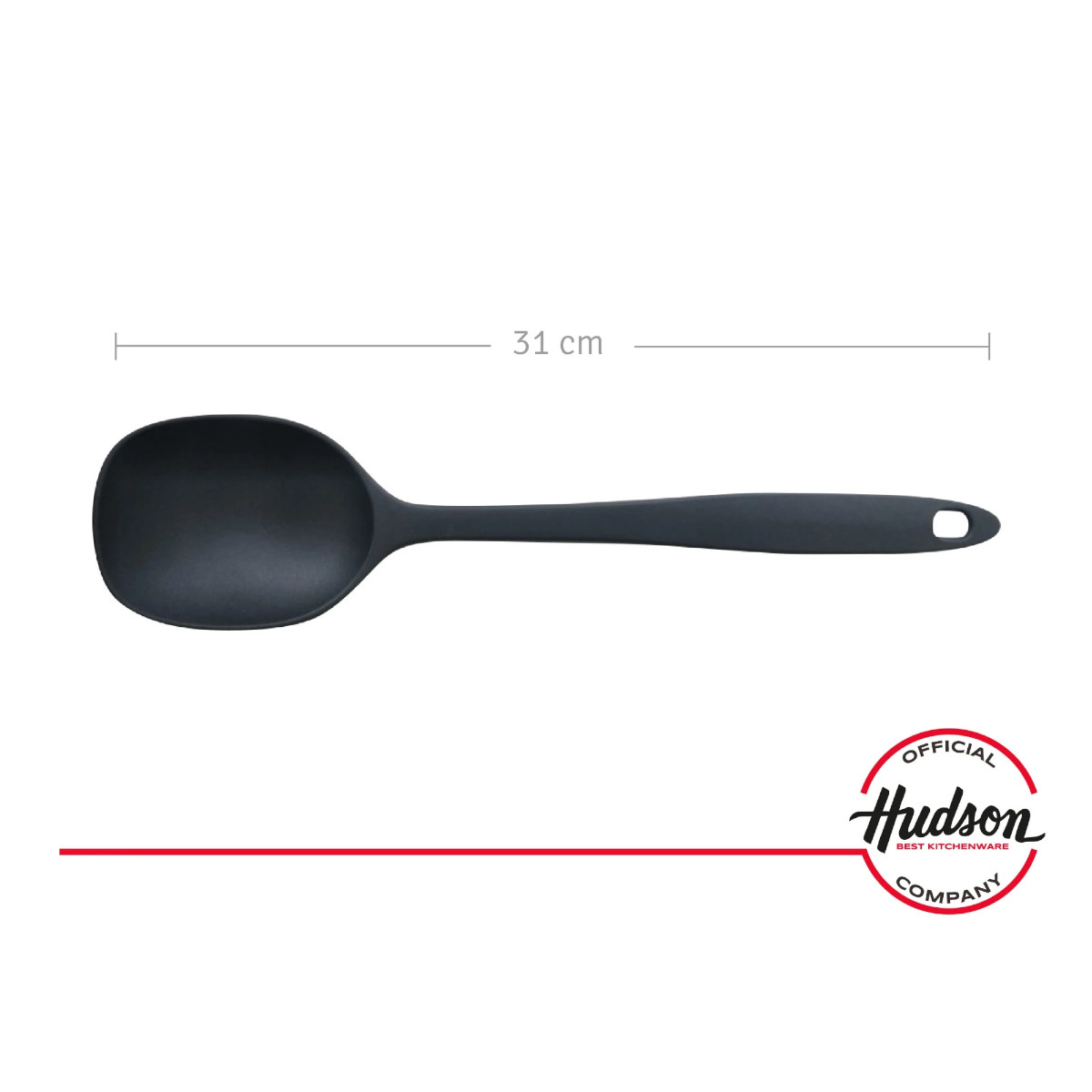 Utensilios 6 piezas HUDSON nylon cucharas y espátula 30cm