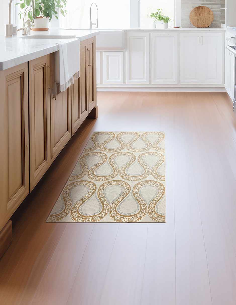 Tapete Alfombra Decorativo Lavable Piedra Serpentina - Fine Art Tj