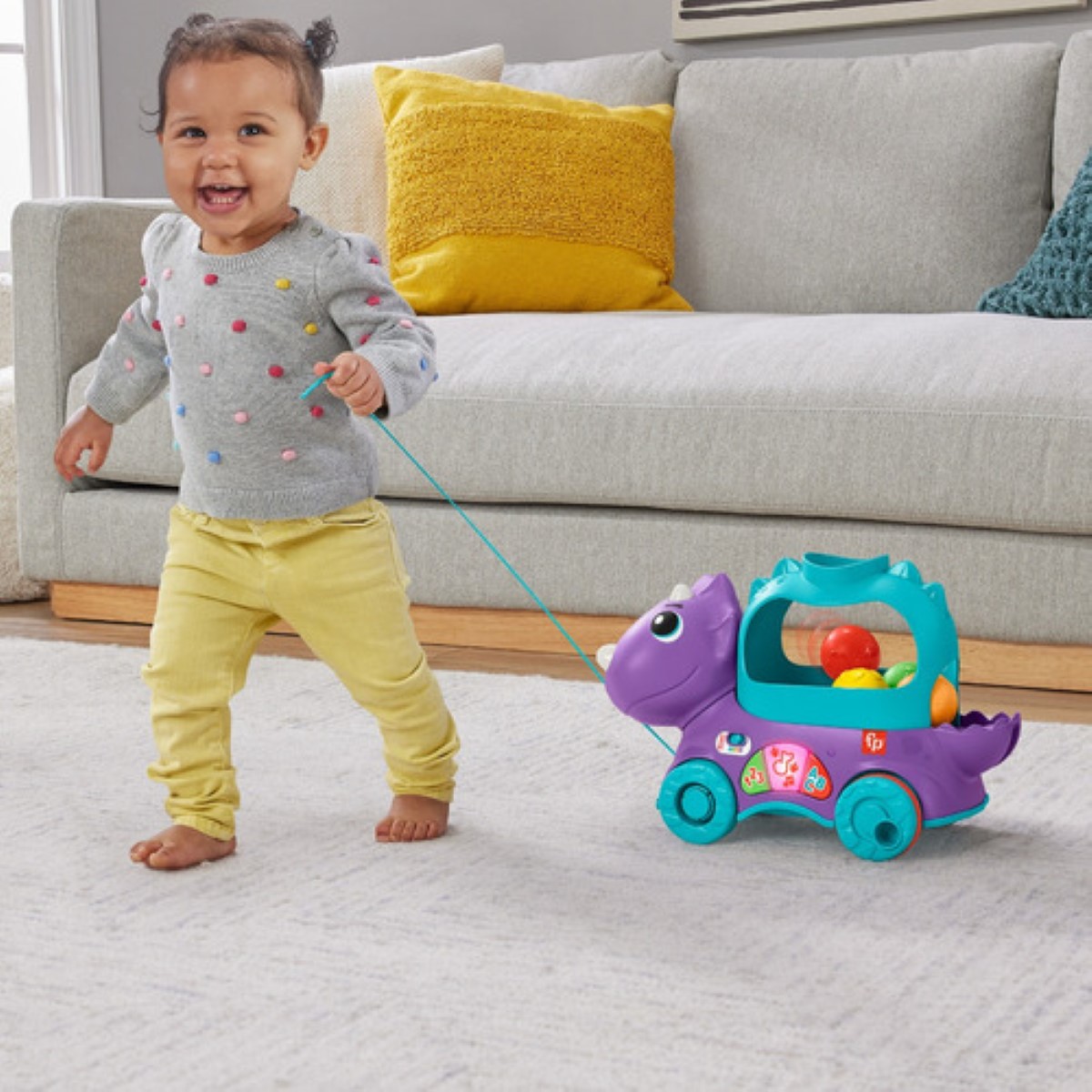 Juguete Para Bebés Dino Pelotitas Divertidas