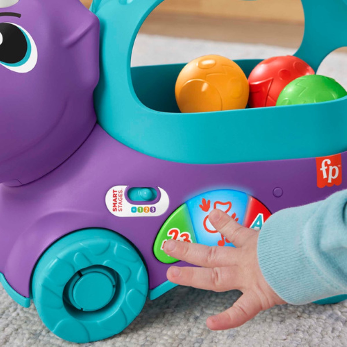 Juguete Para Bebés Dino Pelotitas Divertidas