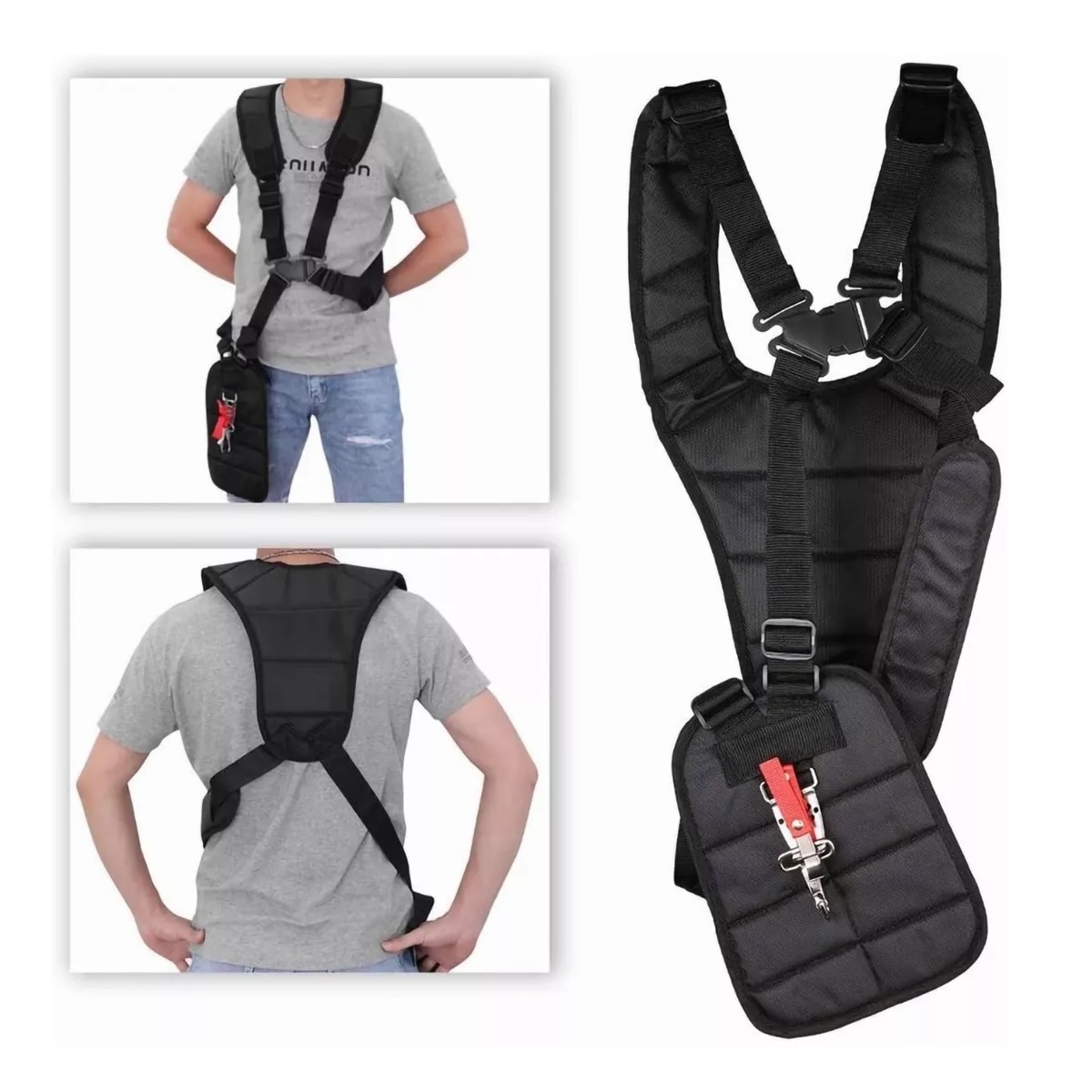 Correa De Arnés De Hombro Dual Durable Para Desbrozadora