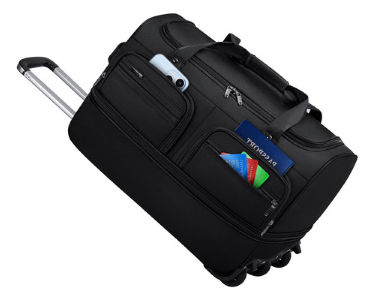 Maletas Viaje Con Ruedas Bolsa De Viaje Mujer 22 Pulgadas negro