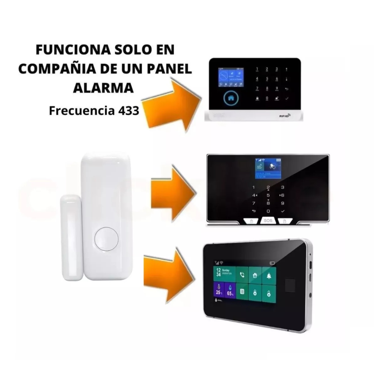 Sensor Magnético Puerta-ventana Inalámbrico