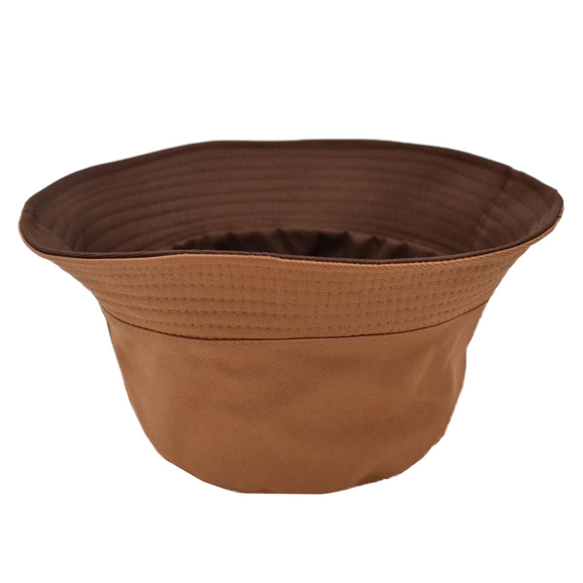 Sombrero Bucket Unisex  Doble Vista Tonos Cafes