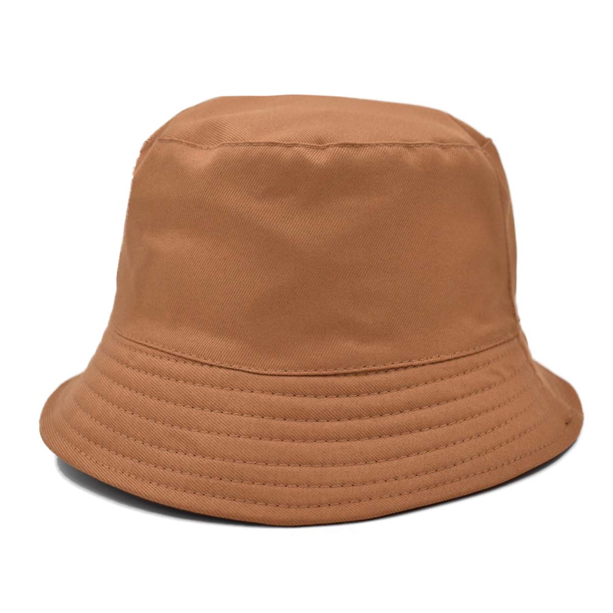 Sombrero Bucket Unisex  Doble Vista Tonos Cafes