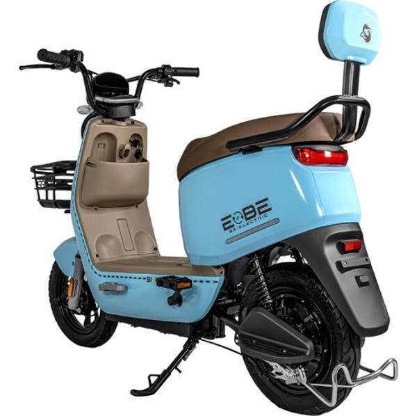 Bicicleta Electrica Luz Led Scooter 50 Km/h 3 Velocidades Azul