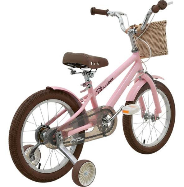 Bicicleta Infantil Niña Rodada 16 Rosa Ruedas Entrenamiento