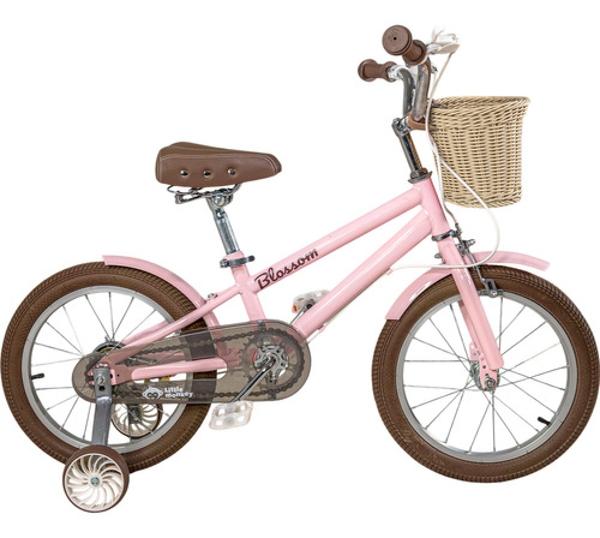 Bicicleta Infantil Niña Rodada 16 Rosa Ruedas Entrenamiento