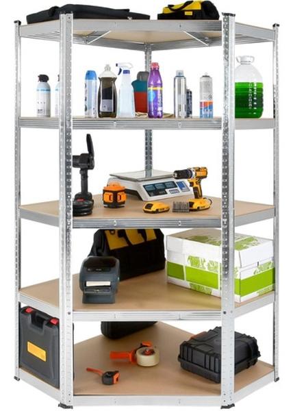 Anaquel Estante Esquinero Metalico Pentagonal Para 250kg