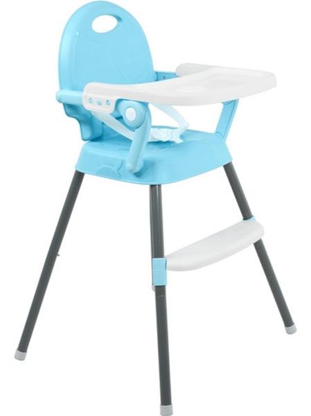 Silla Periquera Alta Bebe 3 En 1 Plegable Bandeja Ajustable .