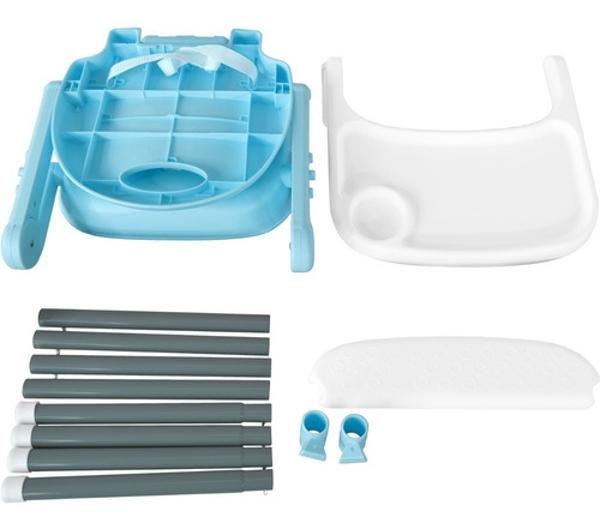 Silla Periquera Alta Bebe 3 En 1 Plegable Bandeja Ajustable .