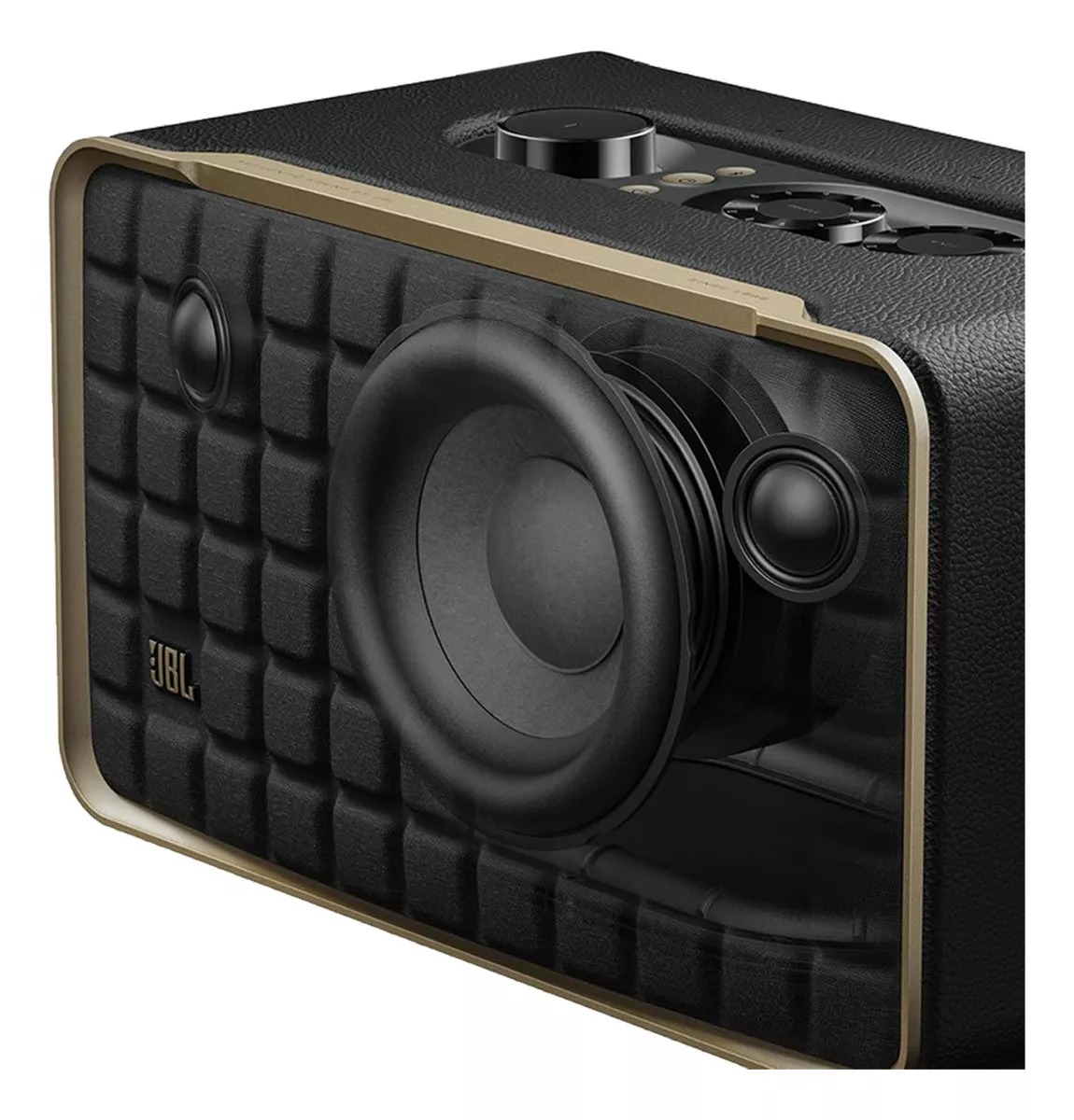 Bocina Portátil Retro Jbl Authentics 200 Wi-fi Bluetooth Color Negro