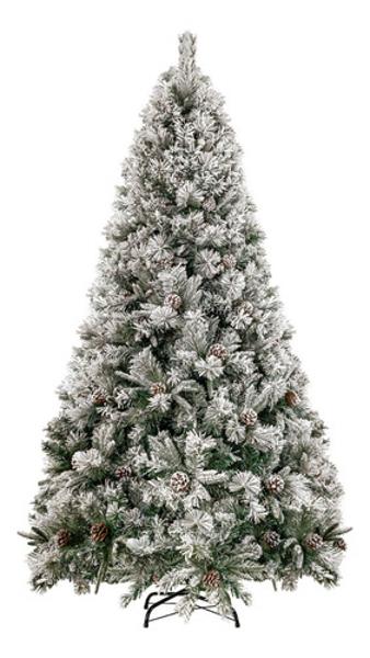 Arbol De Navidad Nevado 1.90 Metros Pino Navideño 1256 Ramas