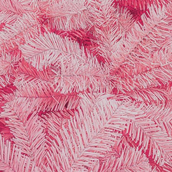 Arbol De Navidad Rosa 1.9 Metros 900 Ramas Arbolito Navideño