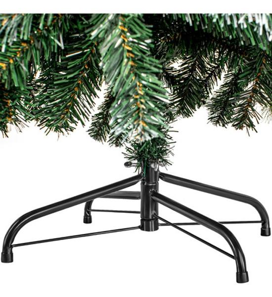 Arbol De Navidad Nevado 1.9m 900 Ramas Cerezas Pino Navideño