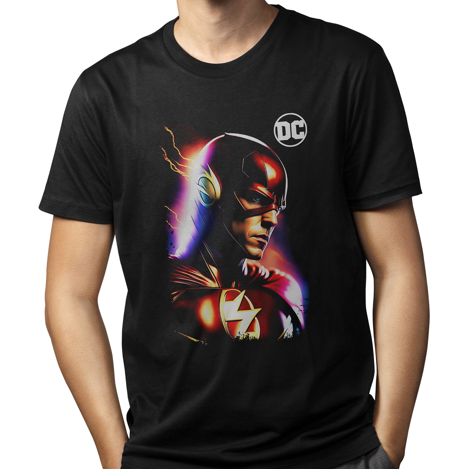 Playera para hombre DC: The Flash Perfil XOLO