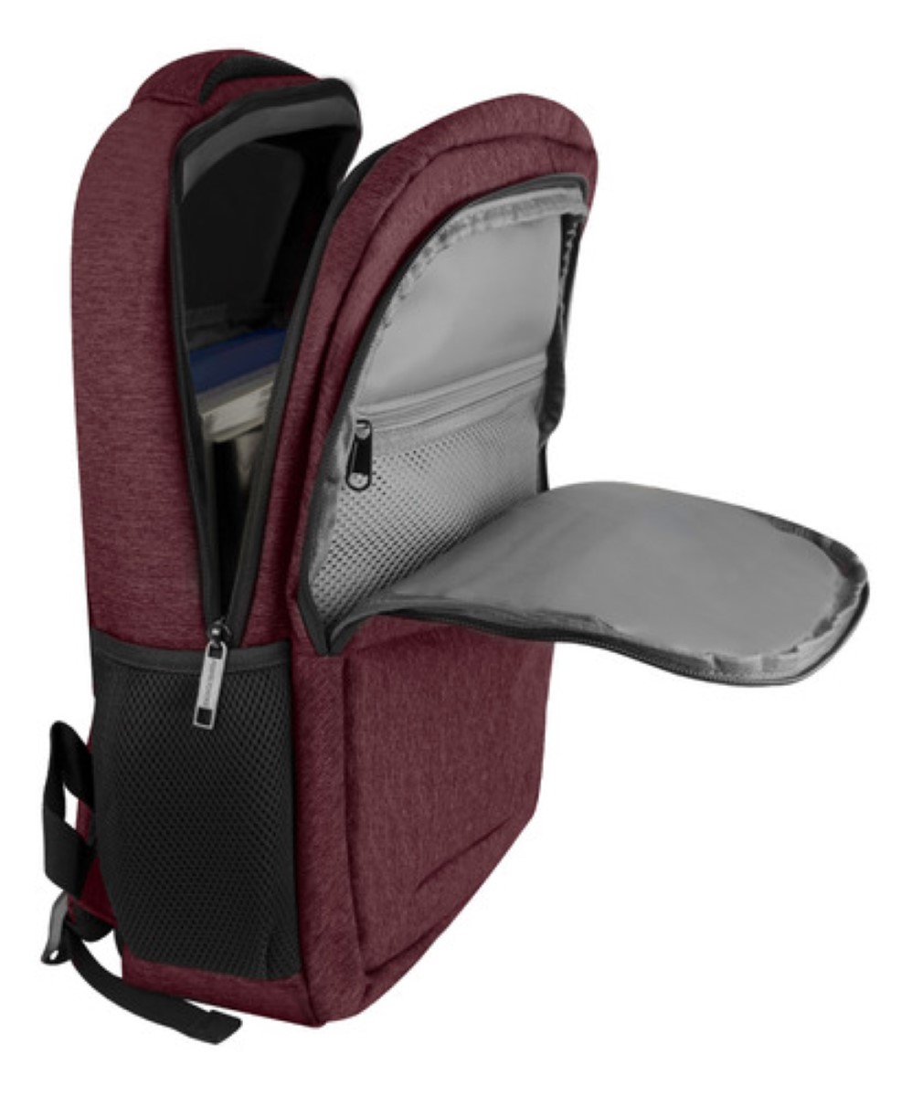 Mochila Para Laptop 15.6 - 17 Amplia Y Resistente Trova Perfect rojo guinda