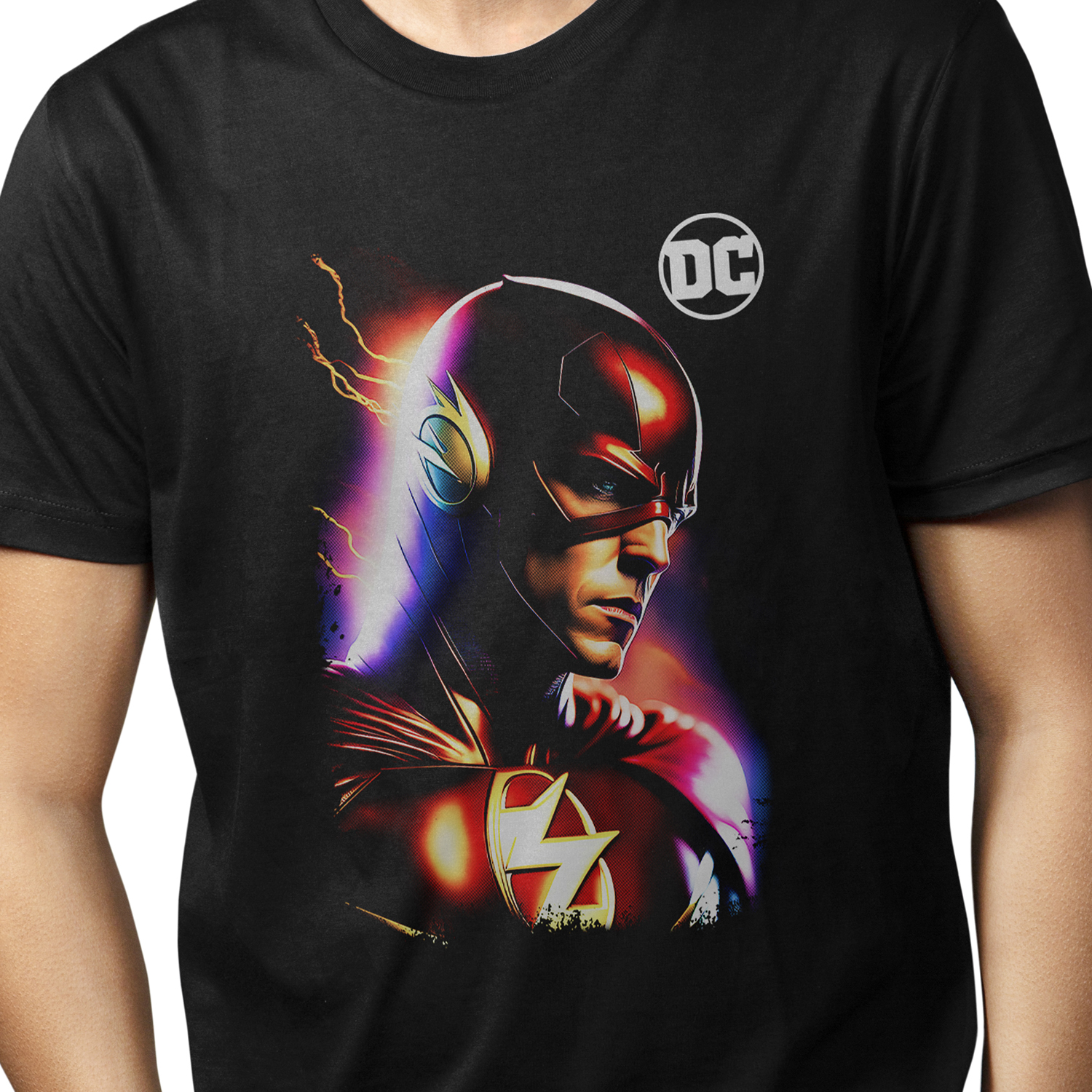 Playera para hombre DC: The Flash Perfil XOLO