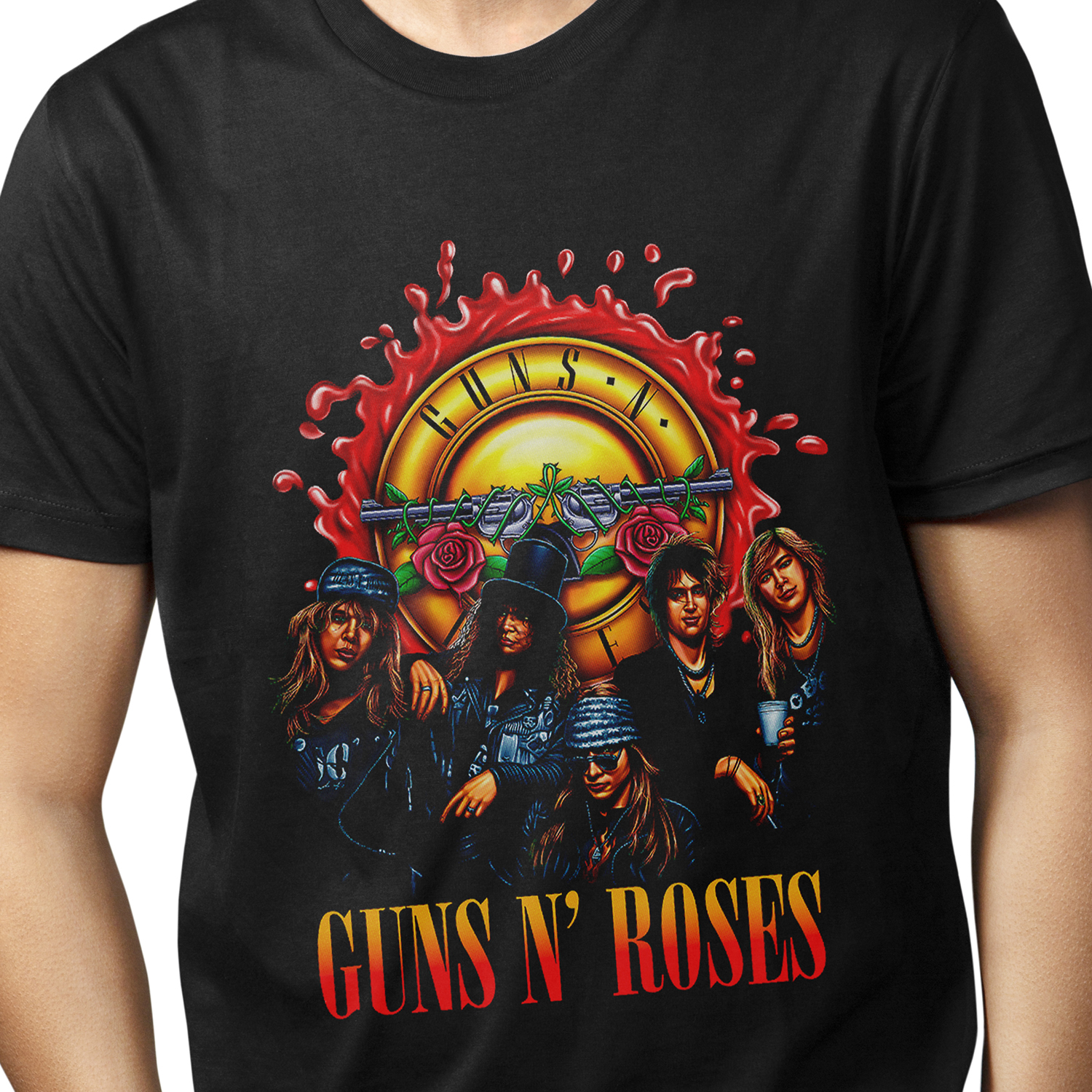 Playera para hombre Guns N' Roses: Rock Legend XOLO