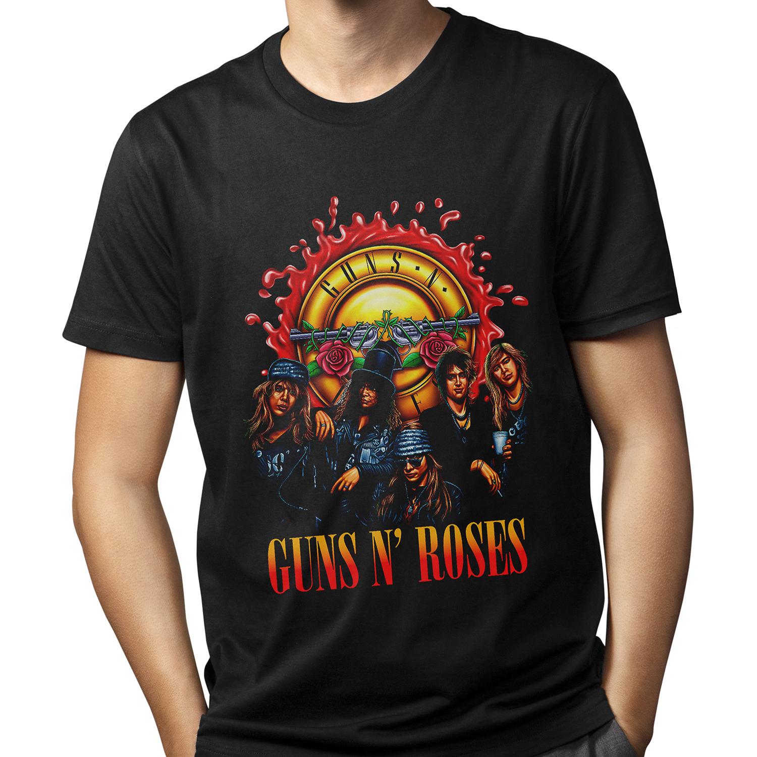 Playera para hombre Guns N' Roses: Rock Legend XOLO